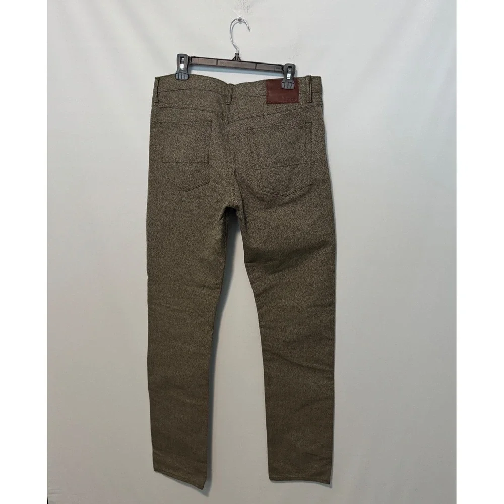 Gustin Men's Slim Straight Jeans - Olive Green Tagged 36x38 Actual 35x38